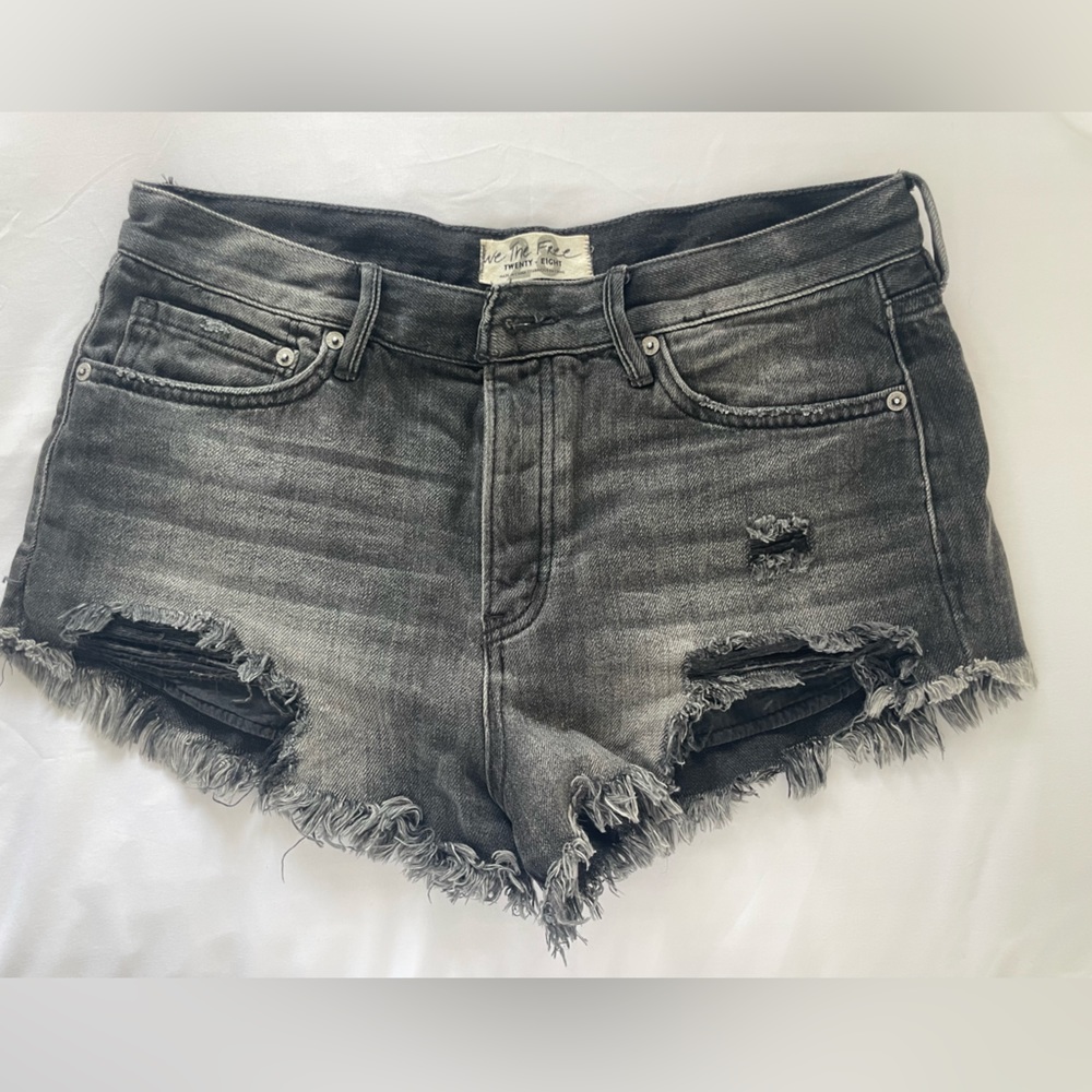 Free people jean shorts